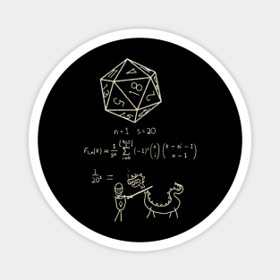 The Science of 20 Sided Dice Magnet